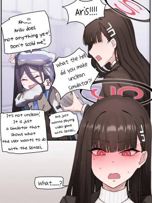 Kivotos Gravure Part 3: Sensei Simulator Porn Comics english 09
