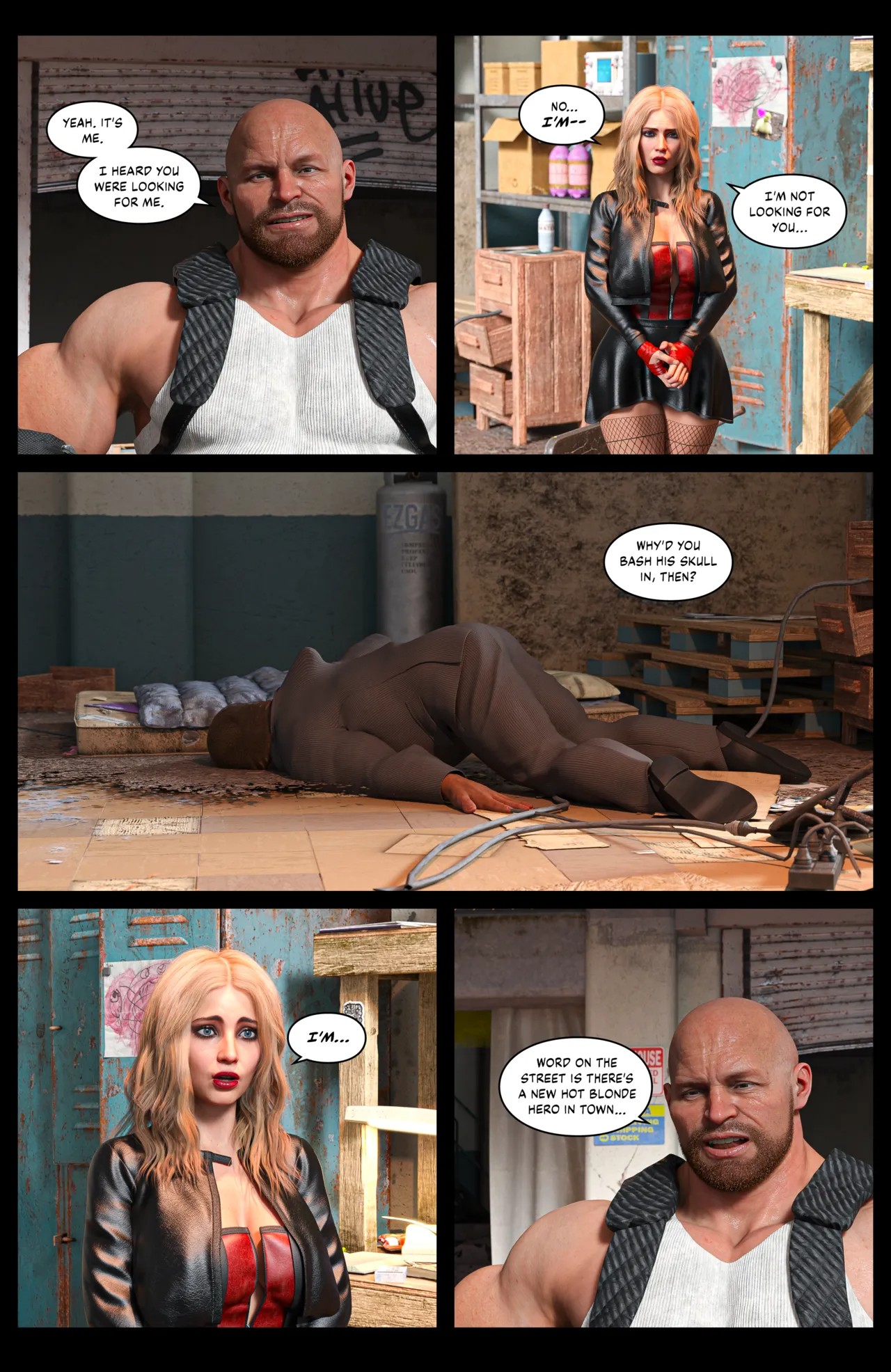 Knockout Blonde Part 3 Porn Comics english 03