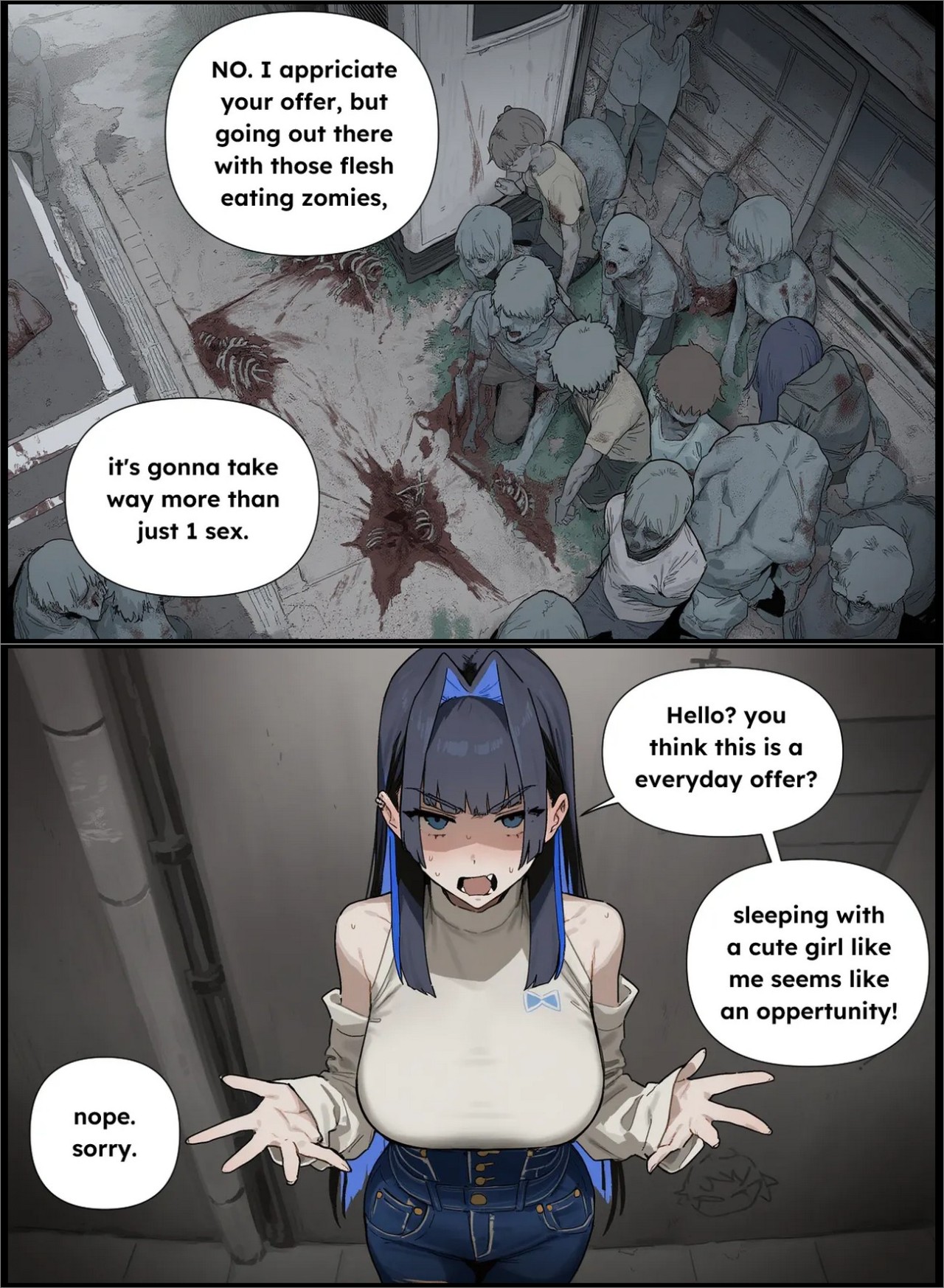 Kronii In Dead World  Porn Comics english 35