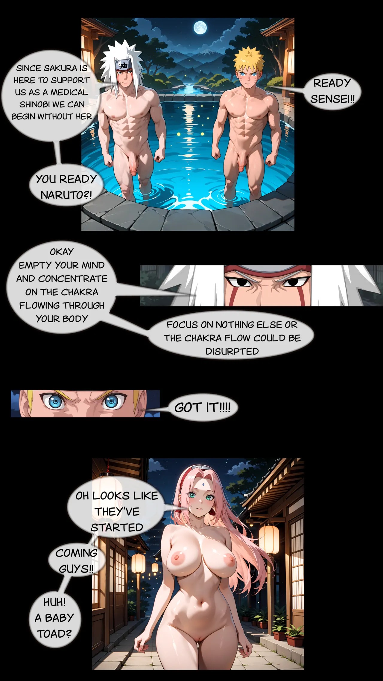 Kunoichi Chakra Drainage Porn Comics english 04