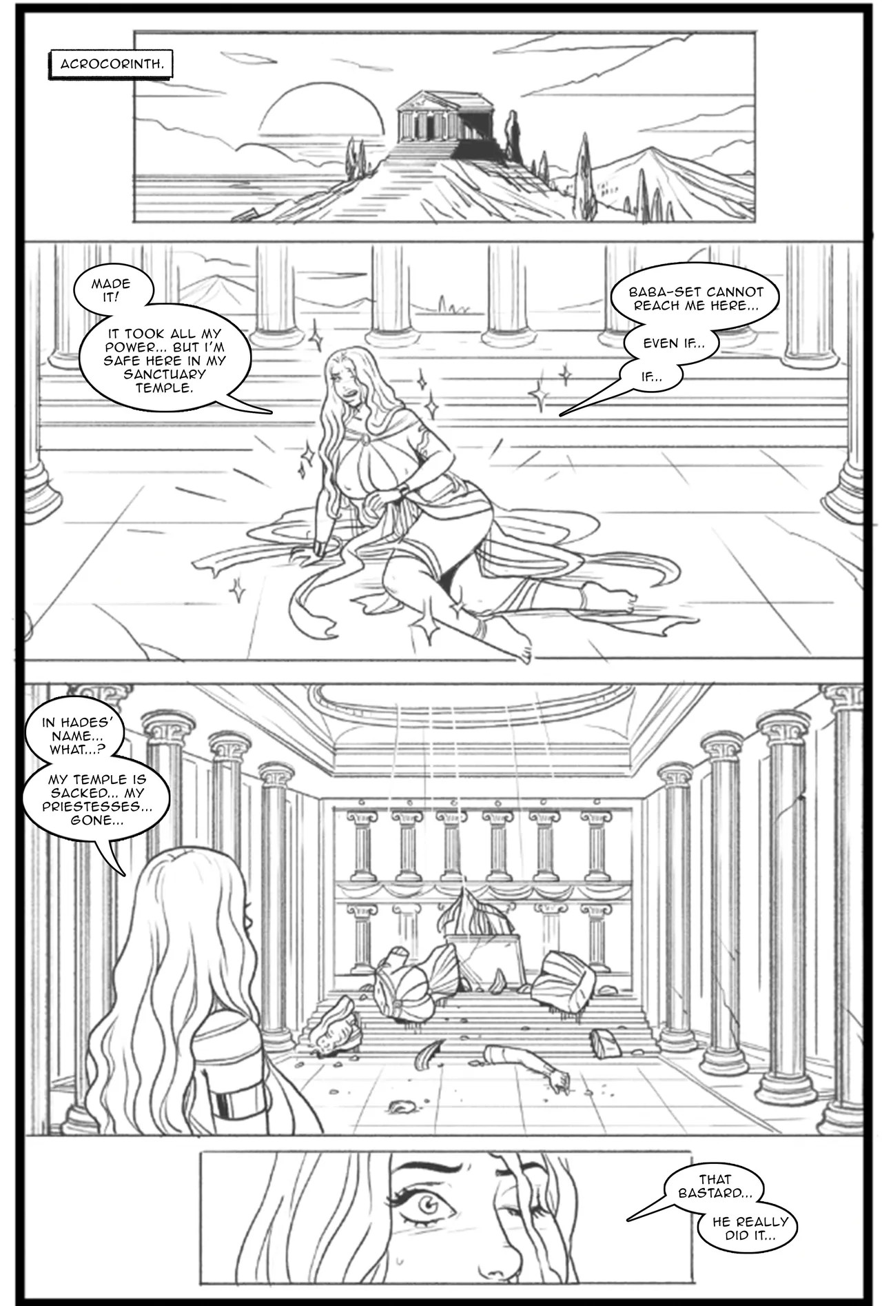 Legends Of Baba-Set: The Fall Of Aphrodite Porn Comics english 47