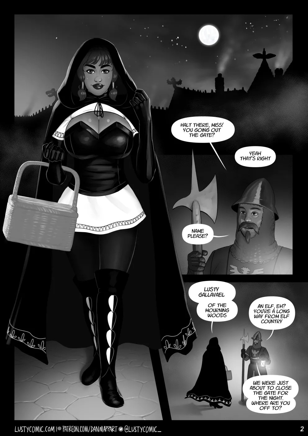 Lusty And The Big Bad Werewolf  Porn Comics english 02