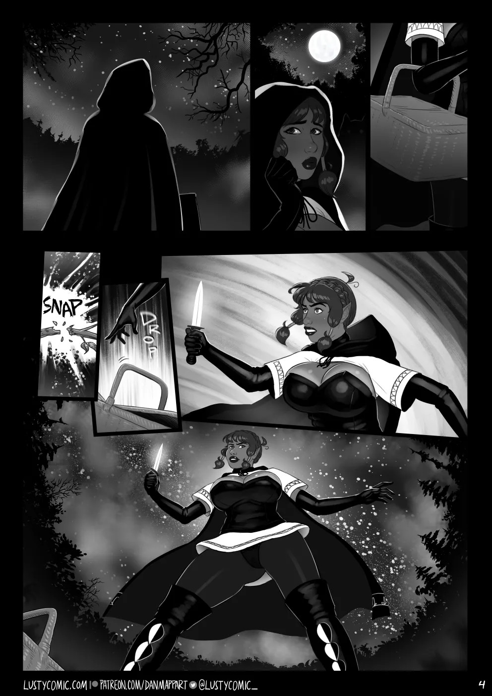 Lusty And The Big Bad Werewolf  Porn Comics english 04