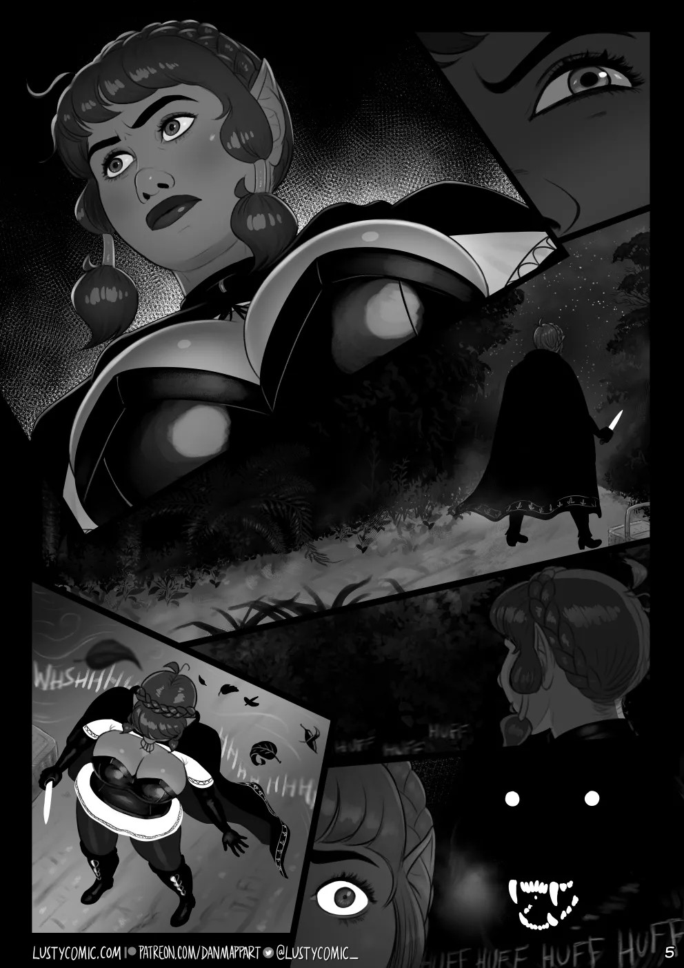 Lusty And The Big Bad Werewolf  Porn Comics english 05