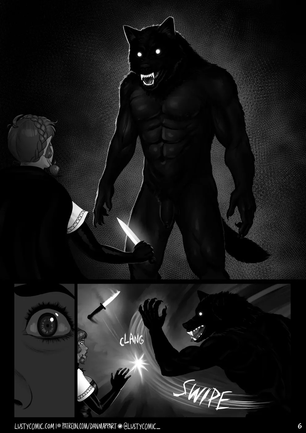 Lusty And The Big Bad Werewolf  Porn Comics english 06