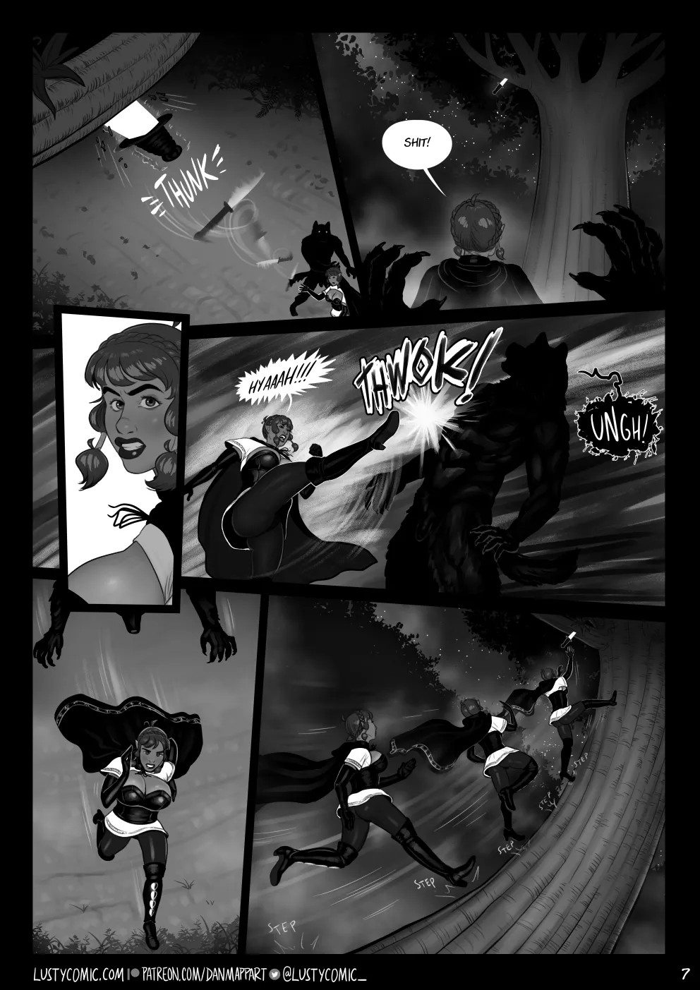 Lusty And The Big Bad Werewolf  Porn Comics english 07