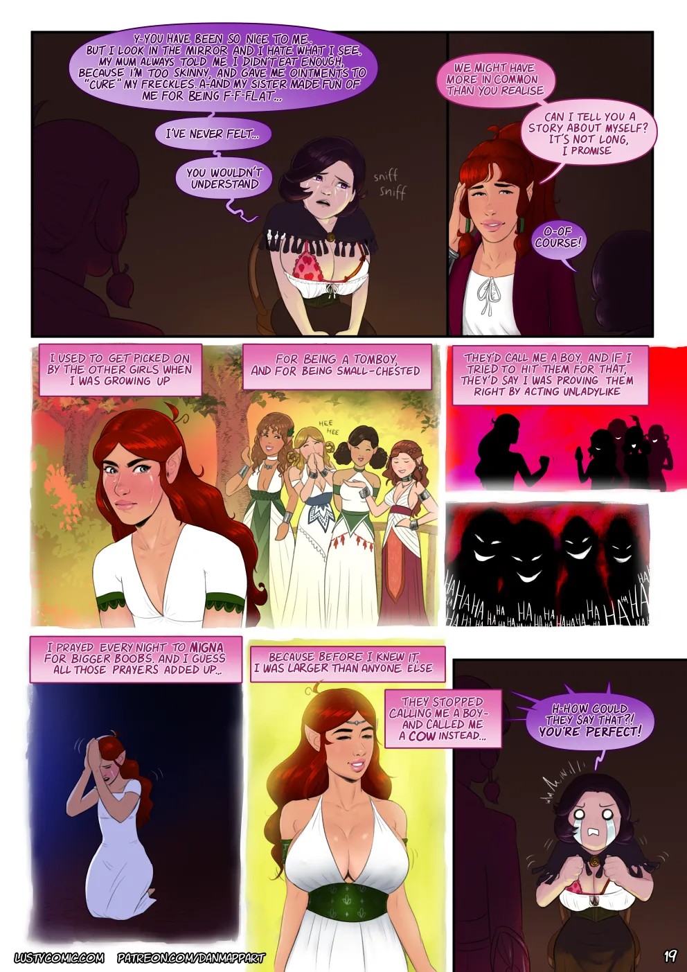 Lusty In Fantastic Breasts: The Crimes Of Lilya Porn Comics english 19
