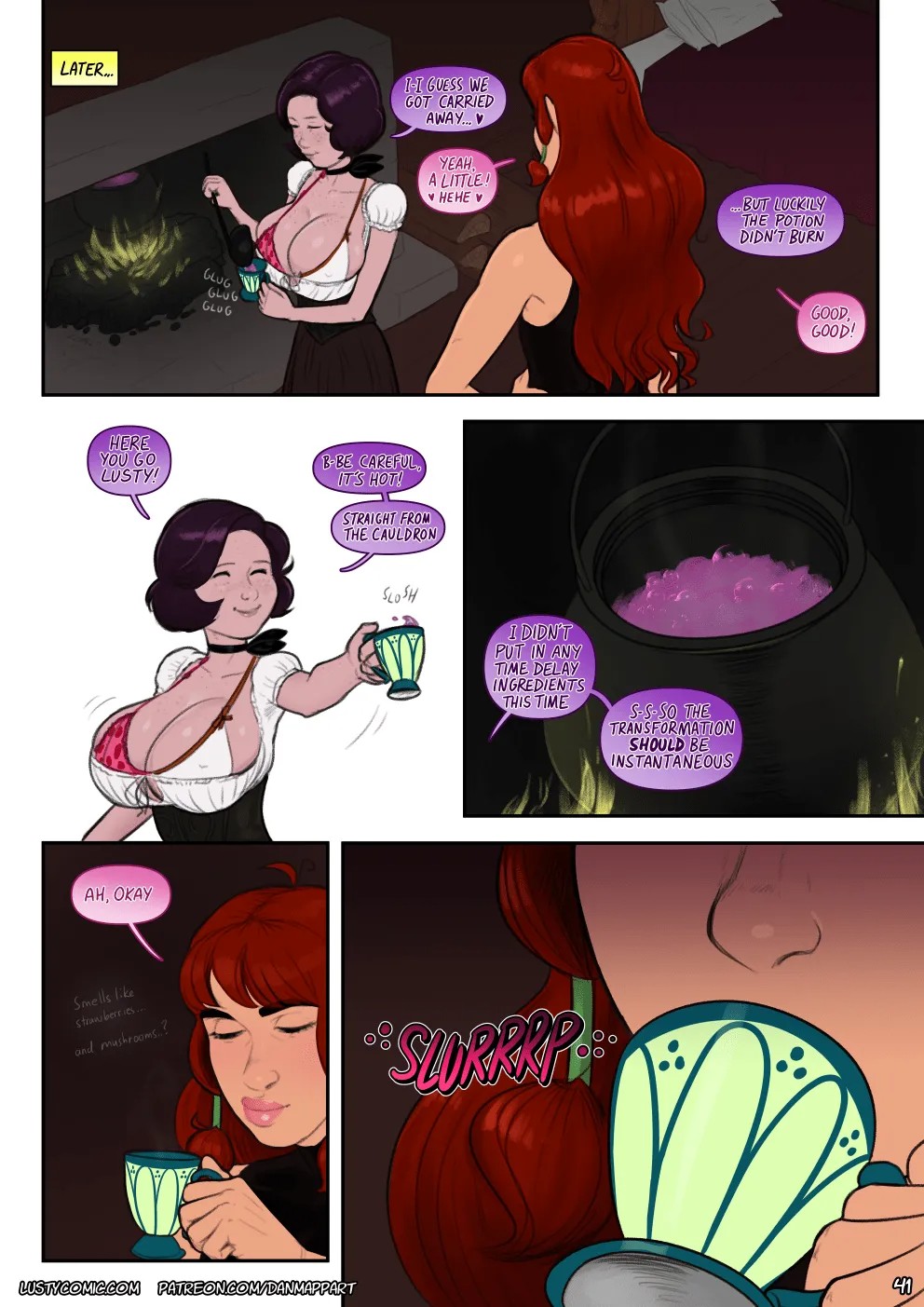 Lusty In Fantastic Breasts: The Crimes Of Lilya Porn Comics english 41