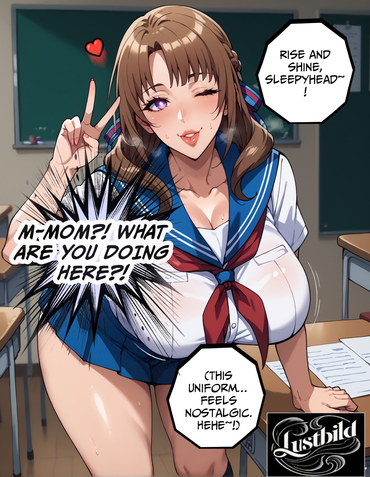 Mamako Oosuki x BBC (Story) Porn Comics english 06
