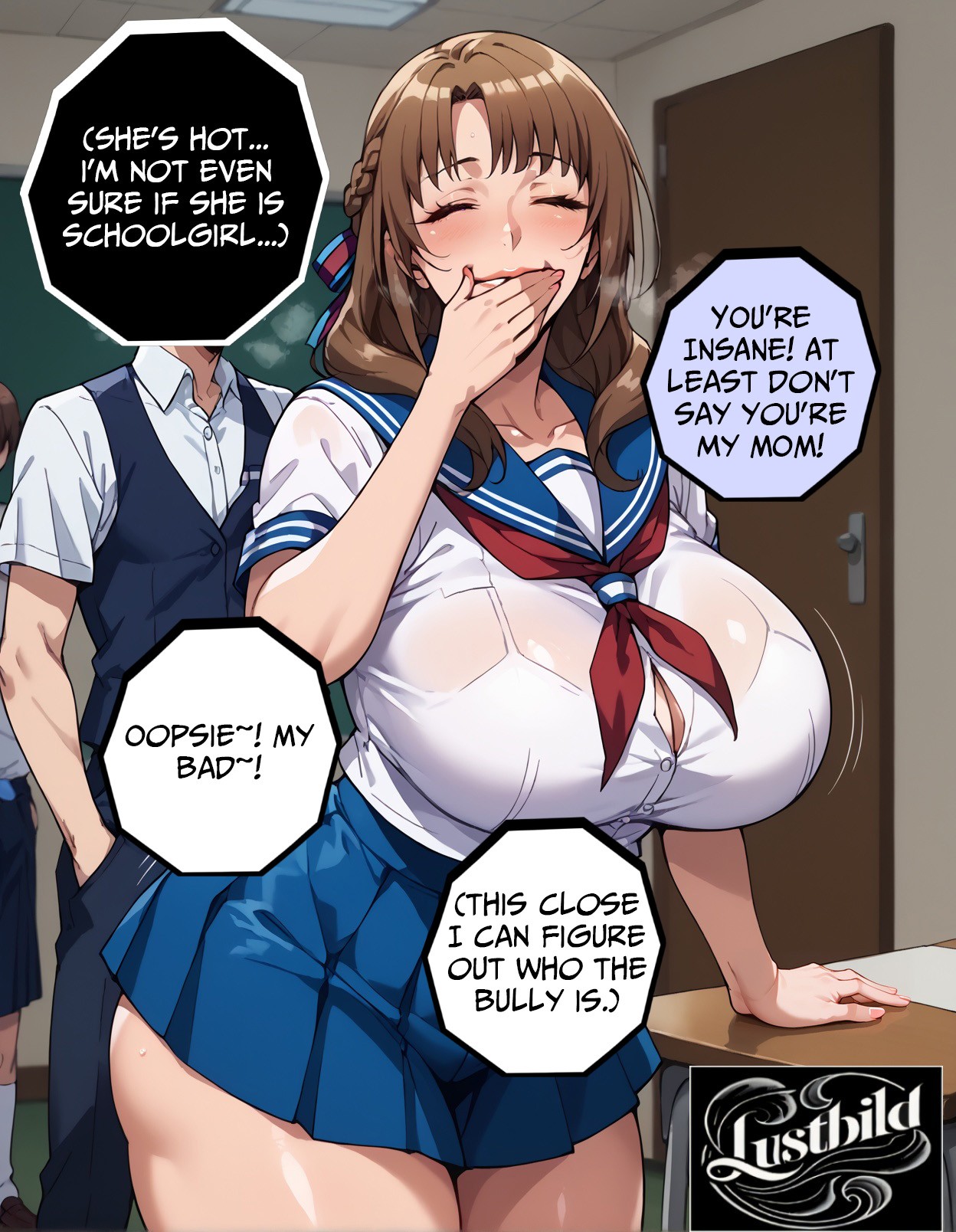 Mamako Oosuki x BBC (Story) Porn Comics english 08