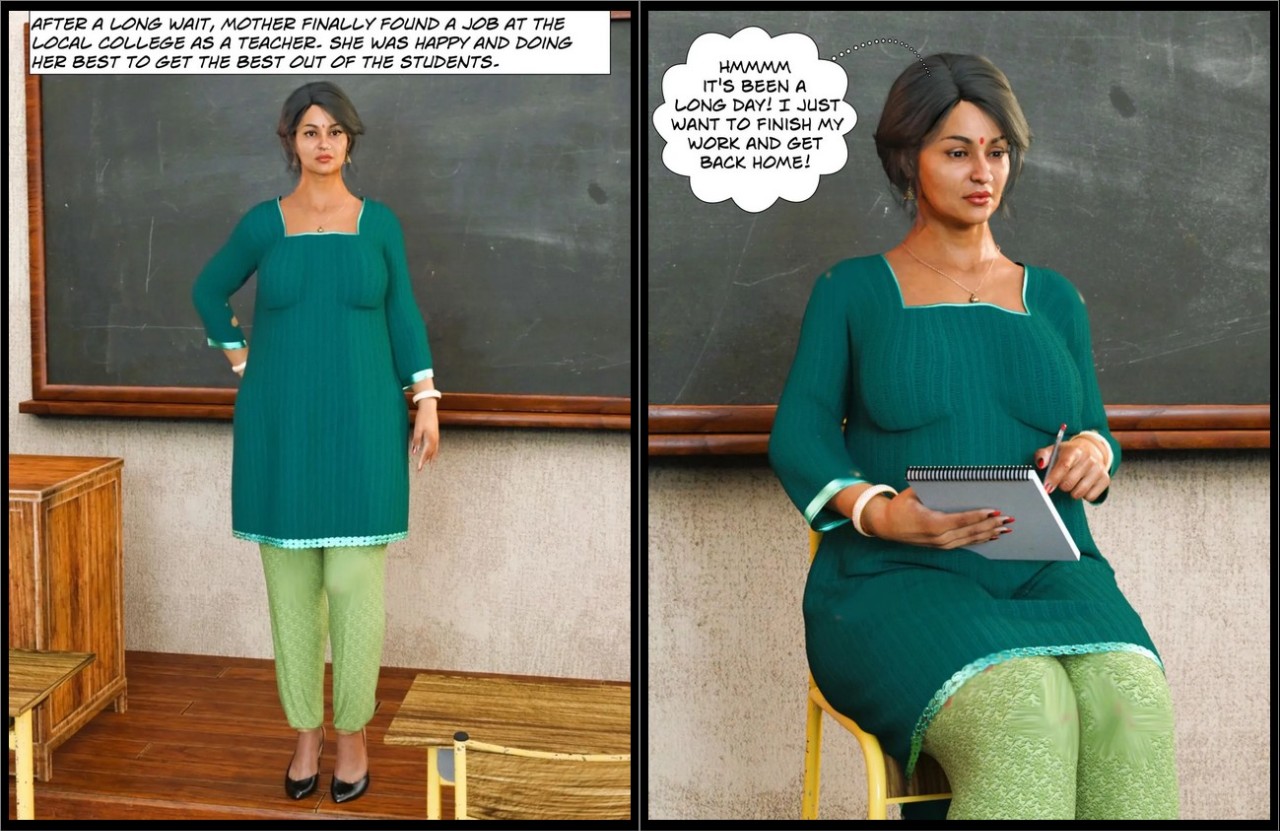 Mom & Me: Double Trouble Porn Comics english 02