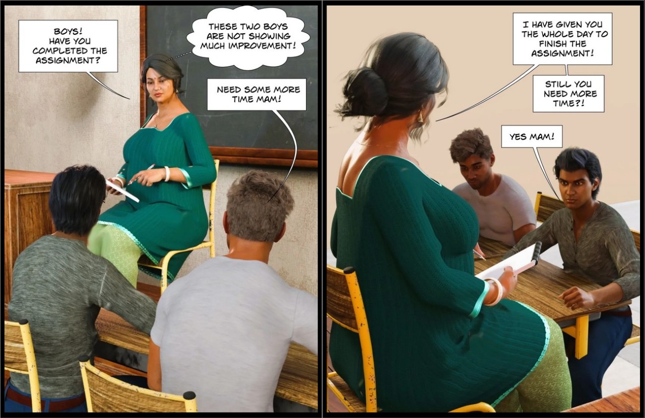 Mom & Me: Double Trouble Porn Comics english 03