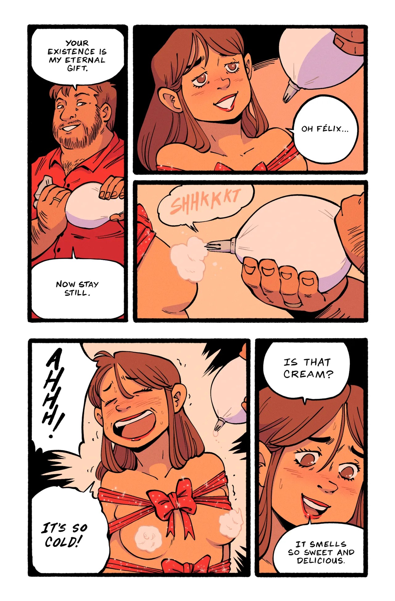 Open Your Present Porn Comics english 08
