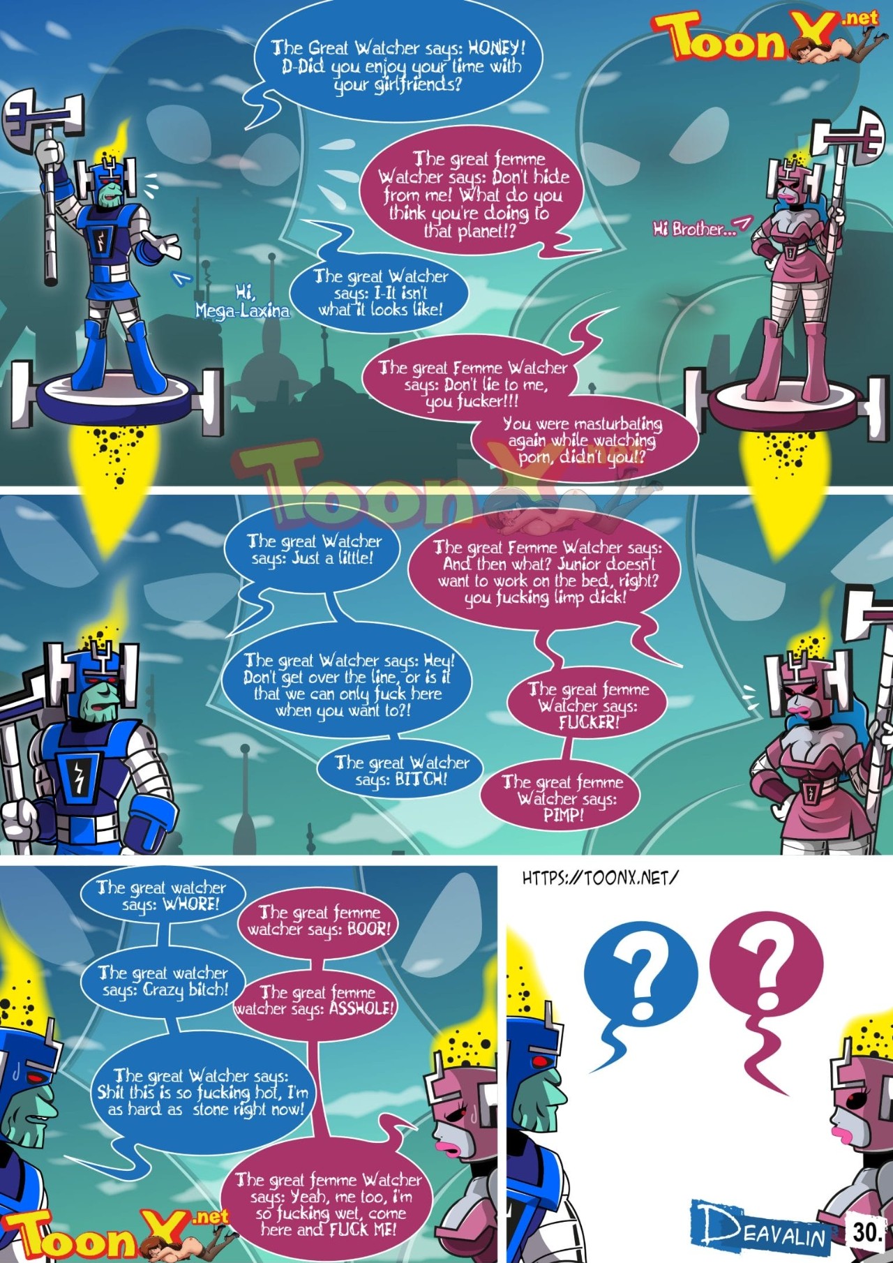 Orgy To Save The Earth Part 2: Sex To Death With The Amazons! Porn Comics english 32