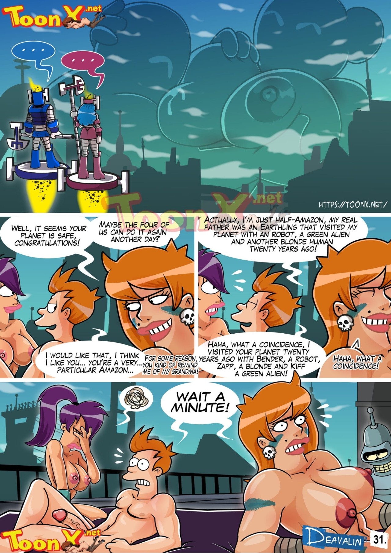 Orgy To Save The Earth Part 2: Sex To Death With The Amazons! Porn Comics english 33