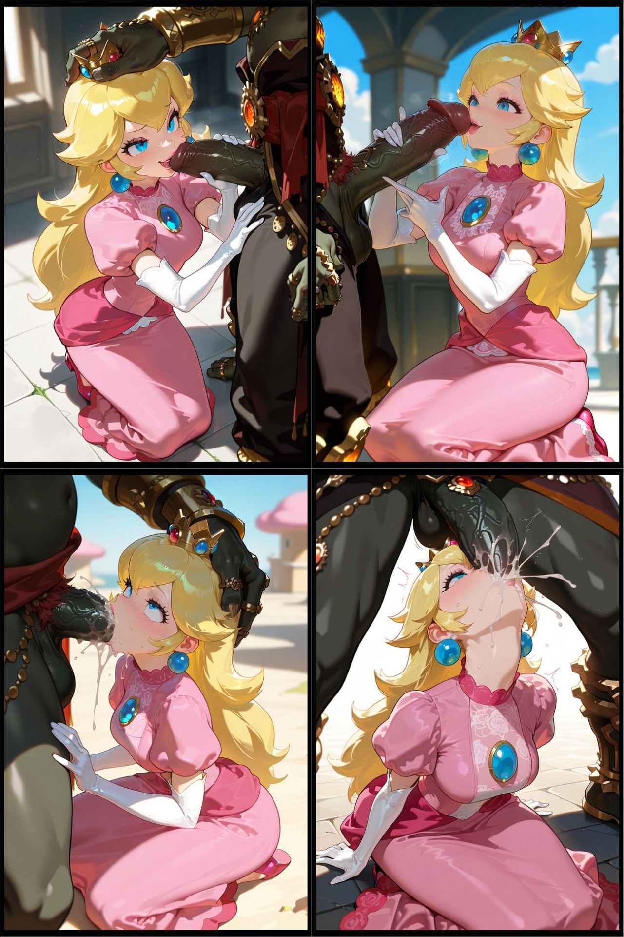 Princess Peach By ZhuYuan'sChair Porn Comics english 19