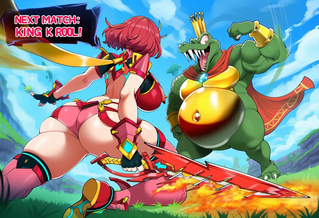 Pyra is in Smash! Porn Comics english 18