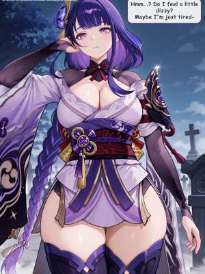 Raiden Shogun: Graveyard Quest Porn Comics english 06