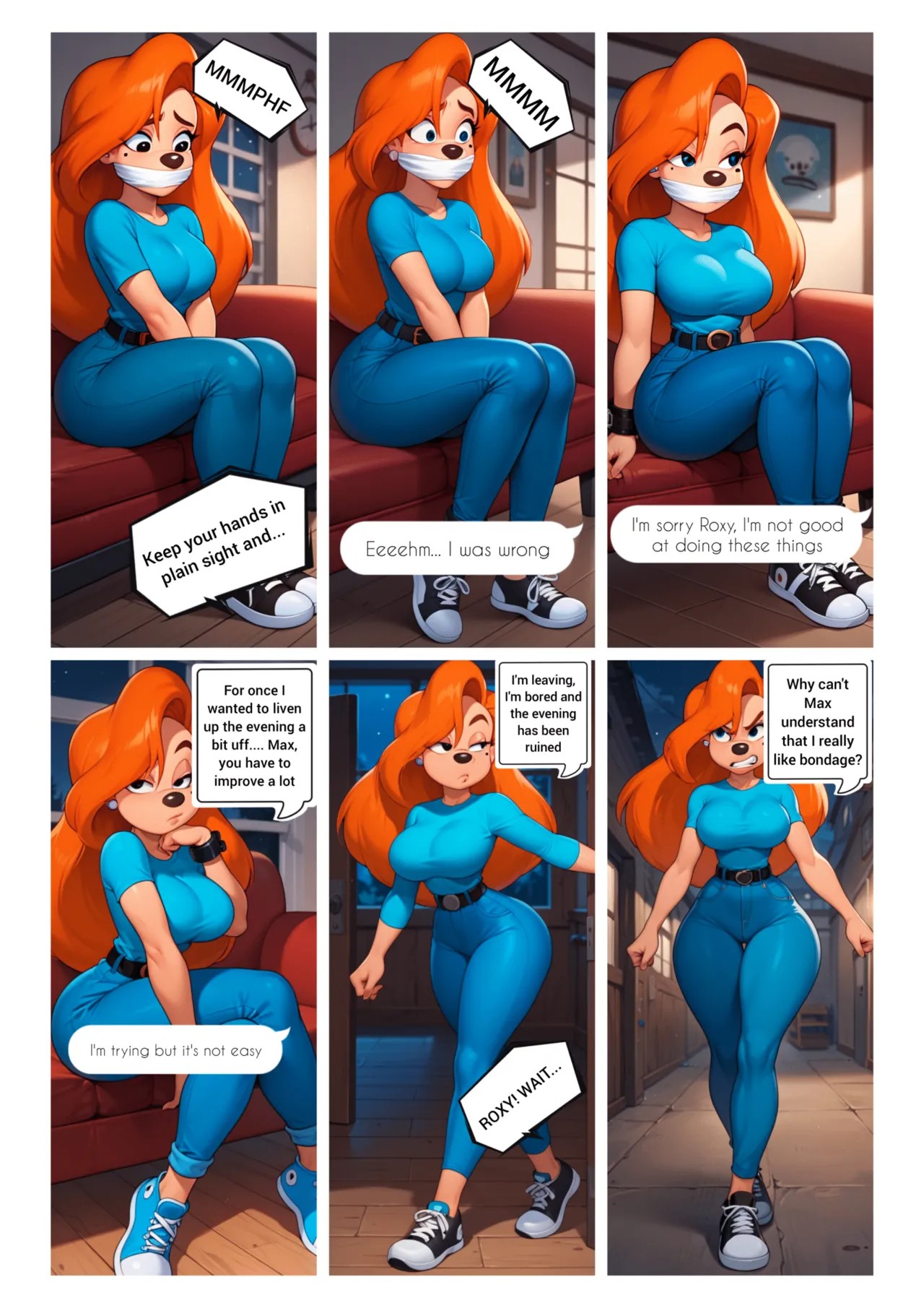 Roxanne Kidnapped For Ransom With a Special Twist Porn Comics english 02