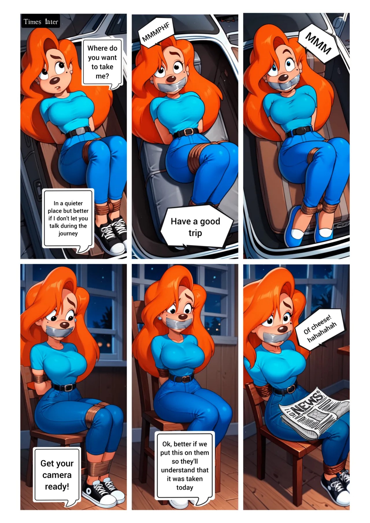 Roxanne Kidnapped For Ransom With a Special Twist Porn Comics english 04