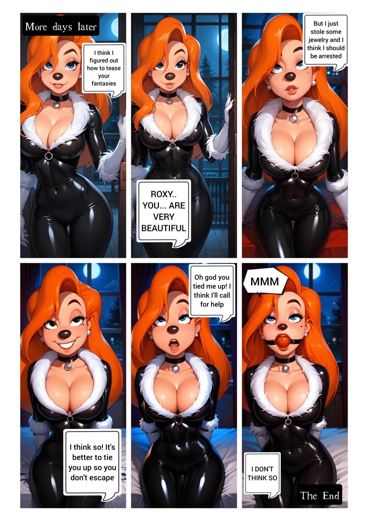 Roxanne Kidnapped For Ransom With a Special Twist Porn Comics english 10