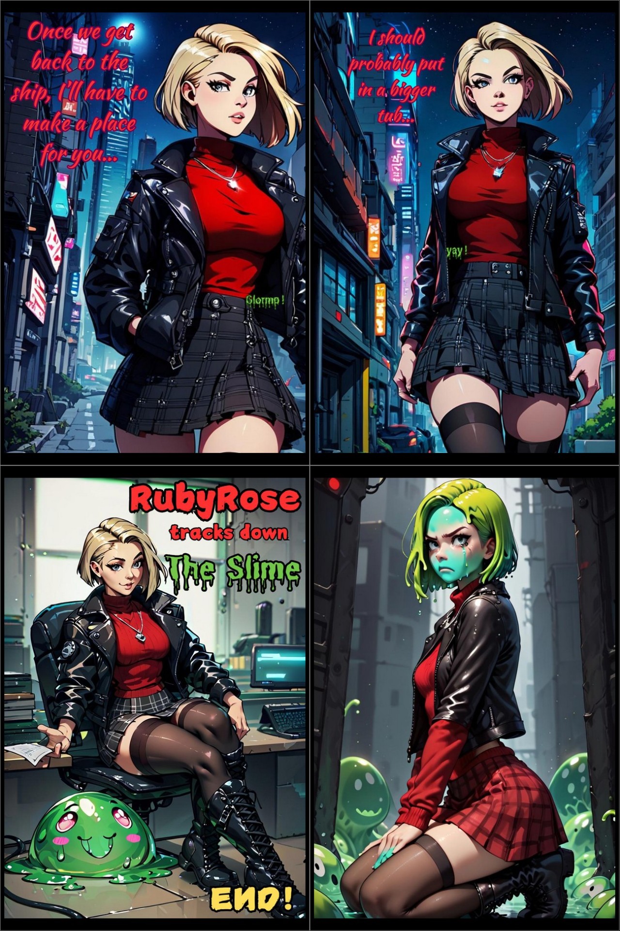 RubyRose Tracks Down The Slime Porn Comics english 18