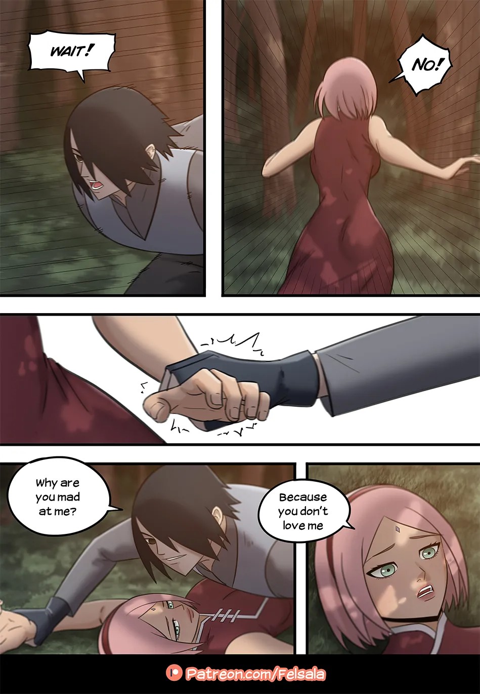 Sasuke And Sakura By Felsala  Porn Comics english 02