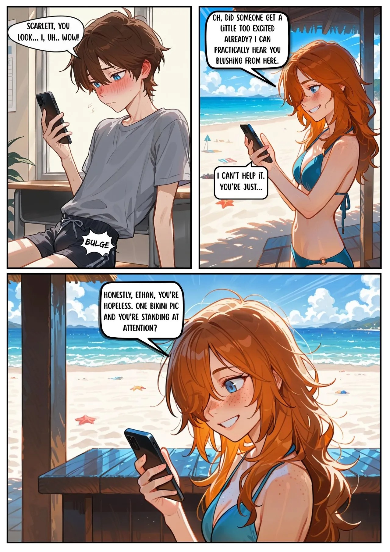 Scarlett Blaze Part 4: Beachside Temptations Porn Comics english 15