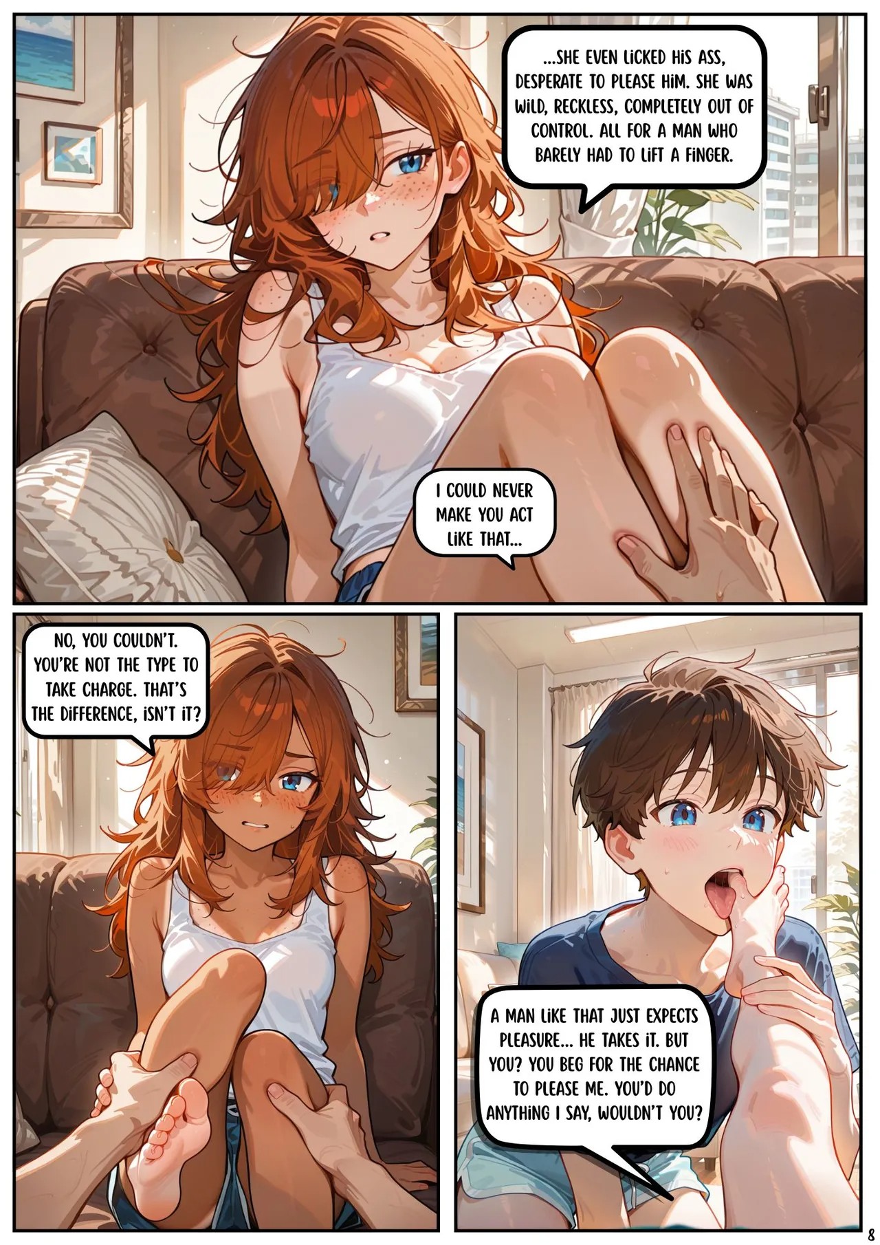 Scarlett Blaze Part 6: Small Pleasures, Big Fantasies  Porn Comics english 09