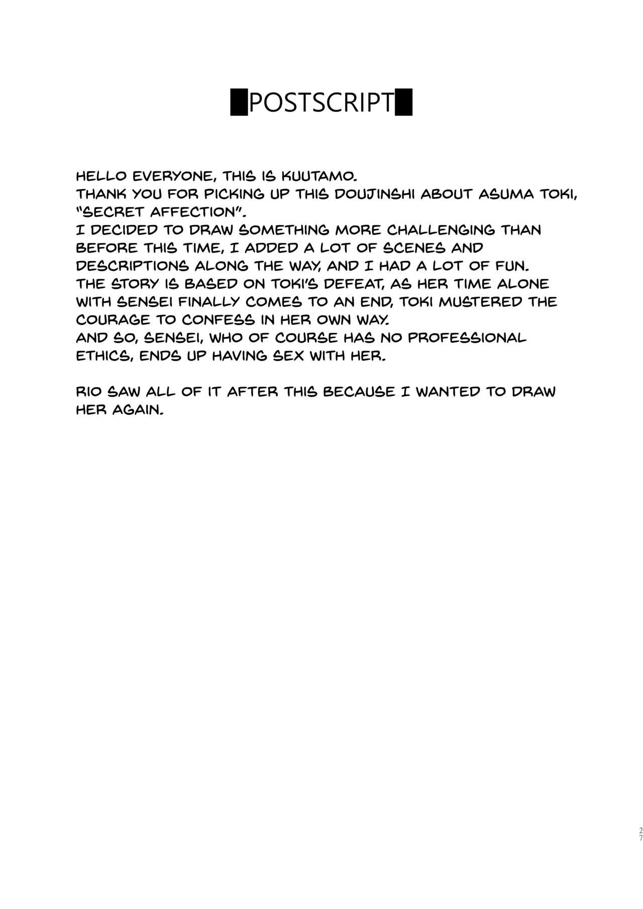 Secret Affection Porn Comics english 26