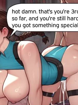 Sharing a Room With Lara Croft Porn Comics english 11
