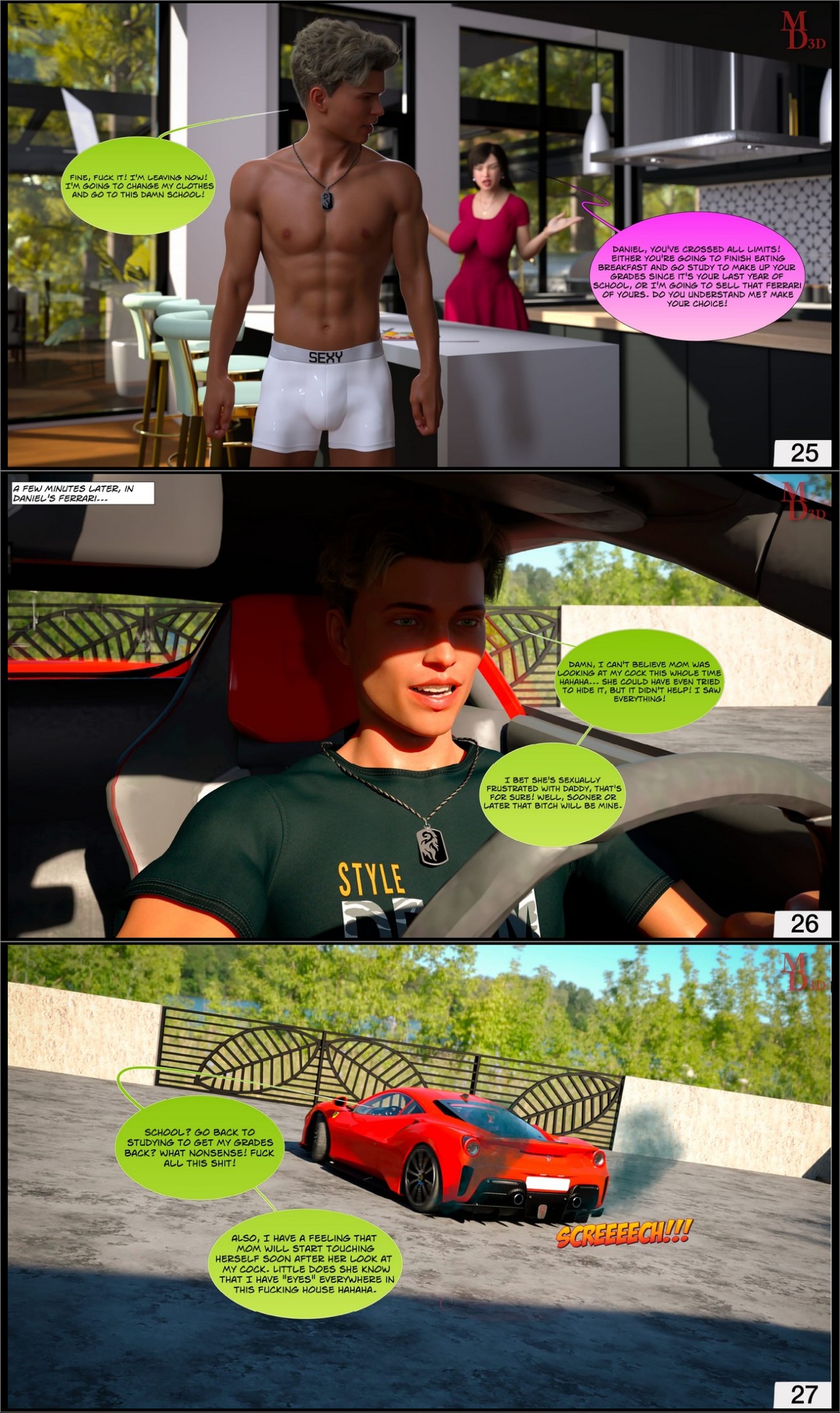 Slave Of A Cruel Son Porn Comics english 11