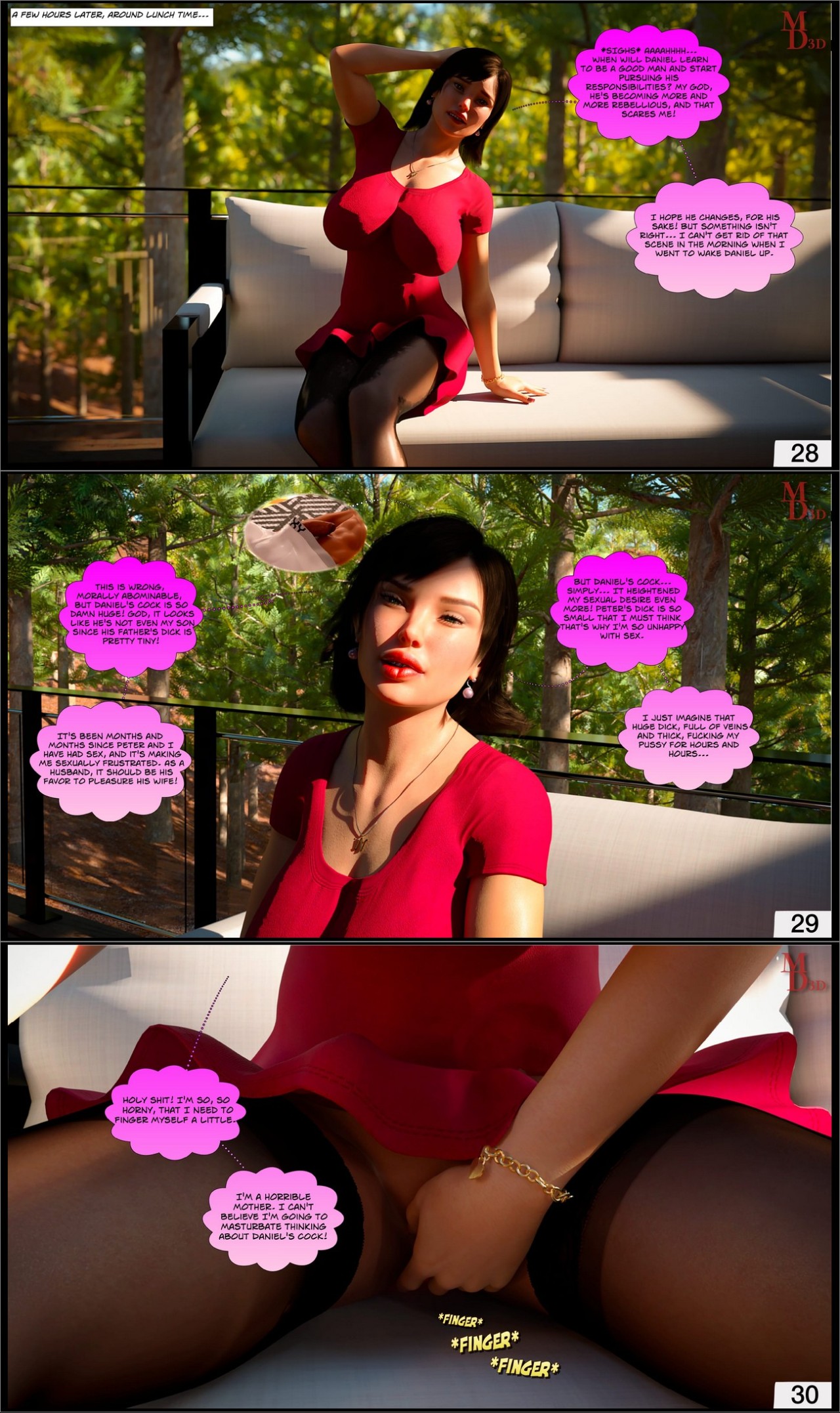 Slave Of A Cruel Son Porn Comics english 12