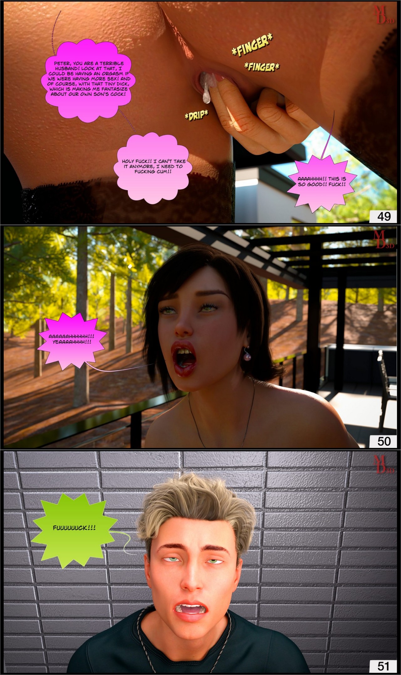 Slave Of A Cruel Son Porn Comics english 19