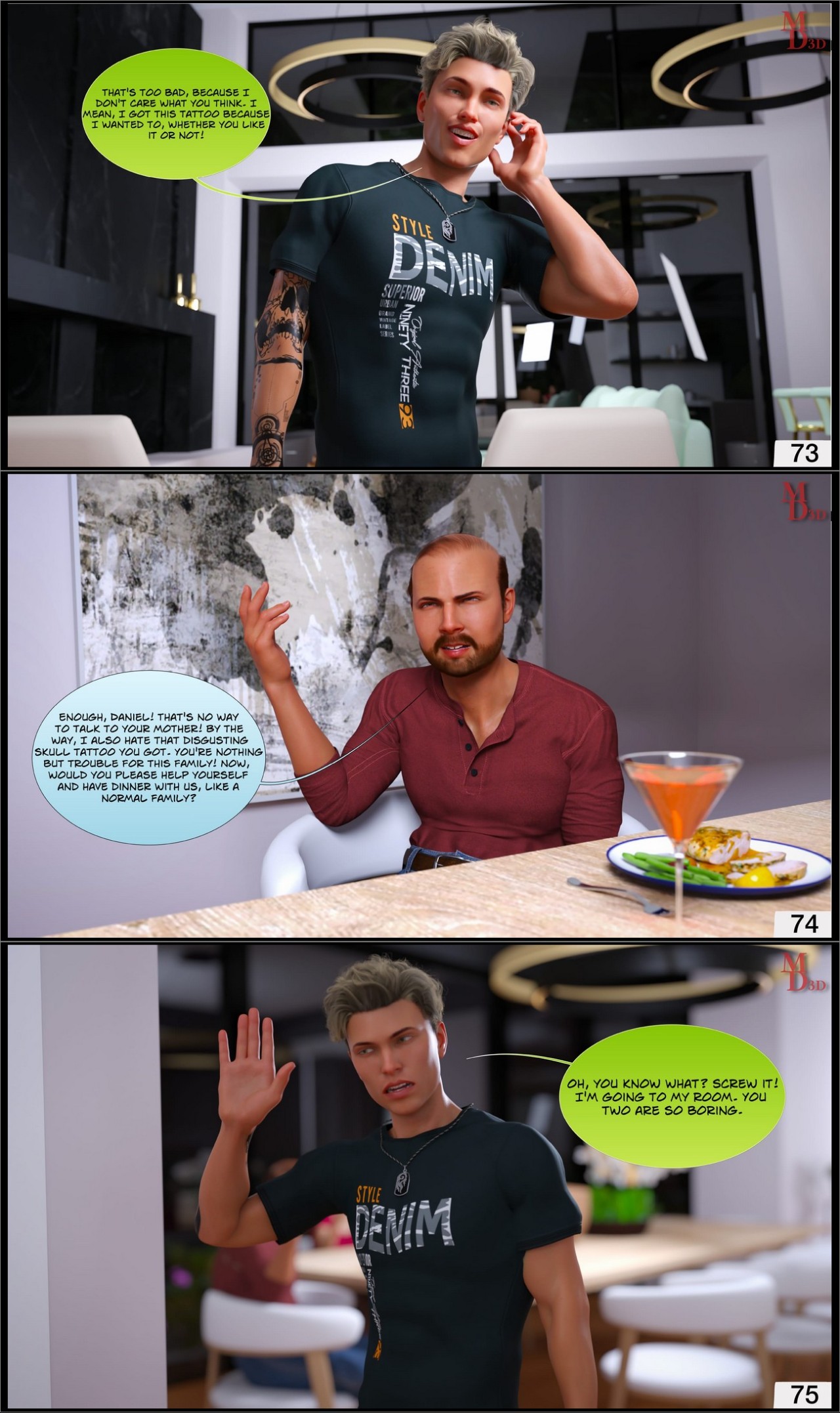 Slave Of A Cruel Son Porn Comics english 27