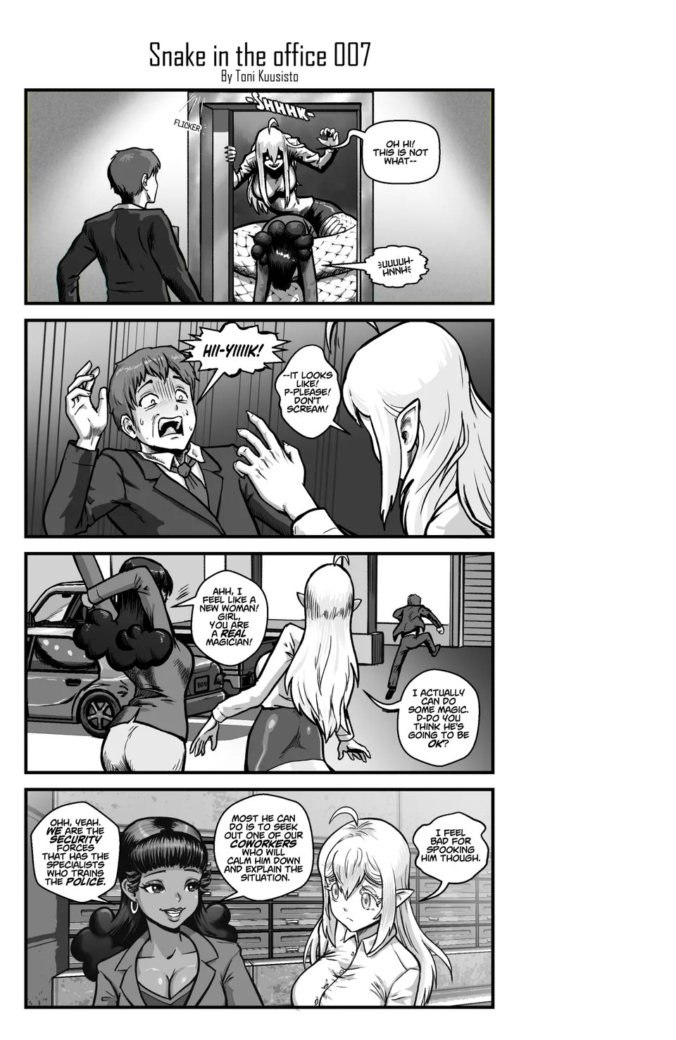 Snake In The Office Porn Comics english 11