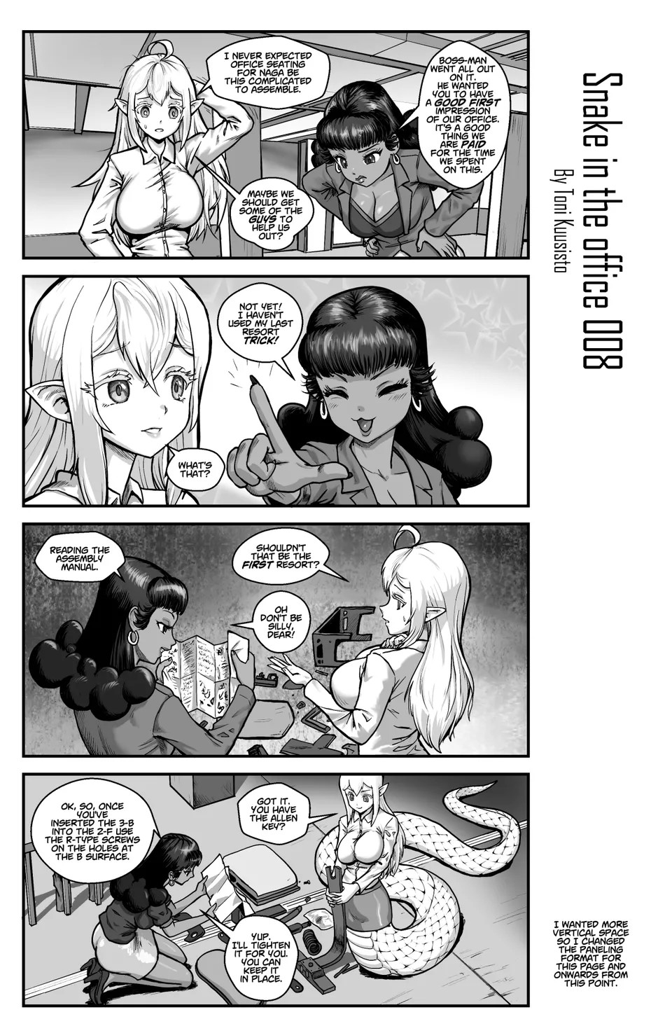 Snake In The Office Porn Comics english 12