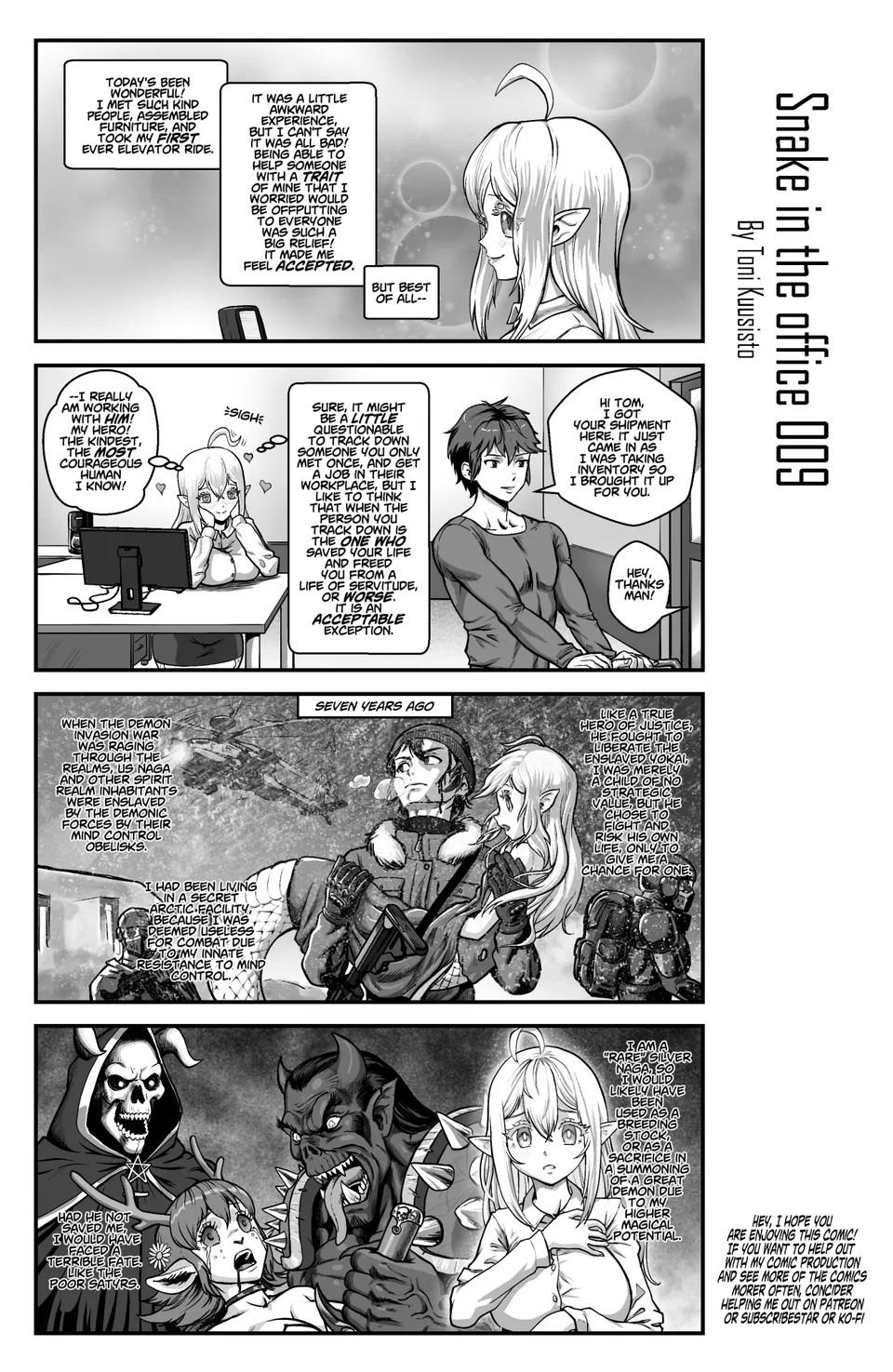 Snake In The Office Porn Comics english 13