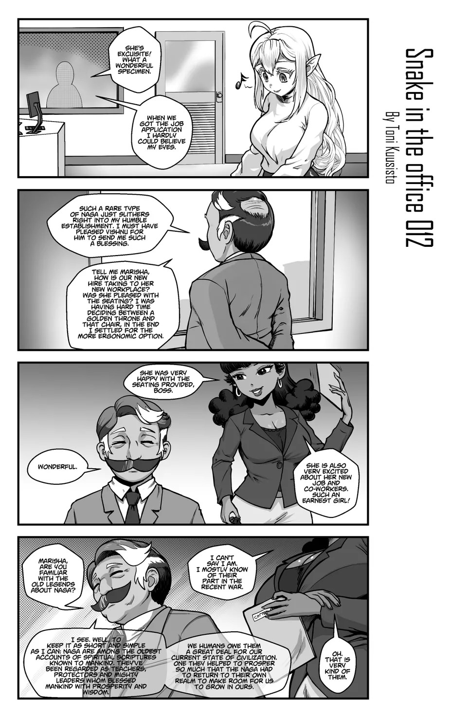 Snake In The Office Porn Comics english 16