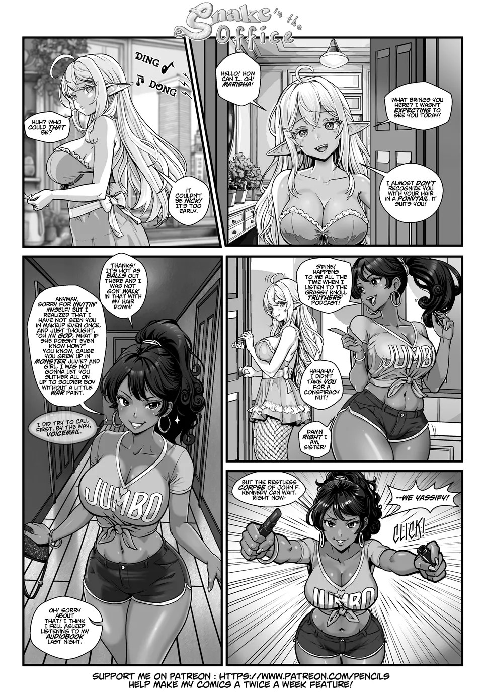 Snake In The Office Porn Comics english 35