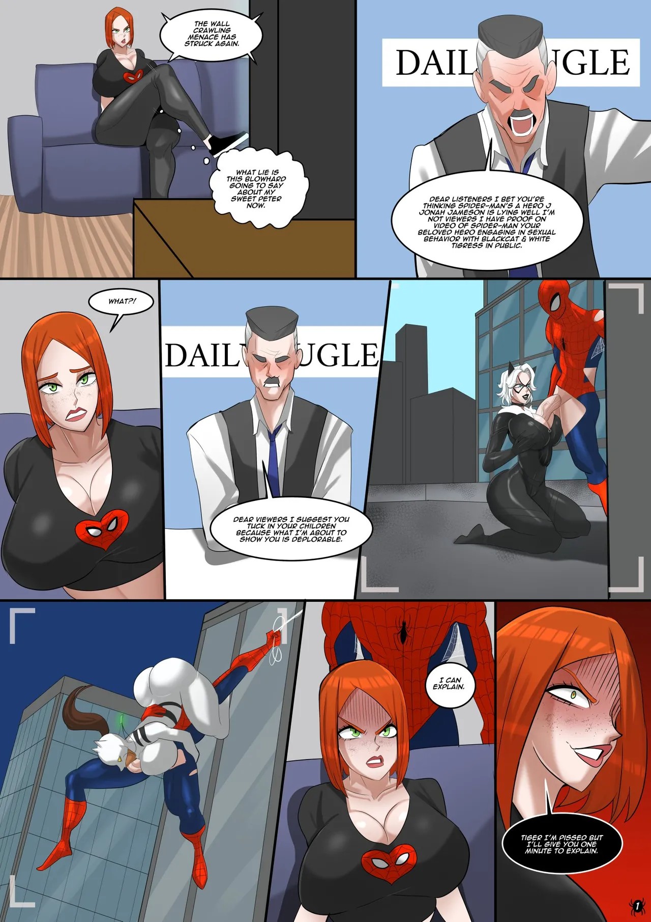 Spider-Man: Birth Of The Redtigress  Porn Comics english 02
