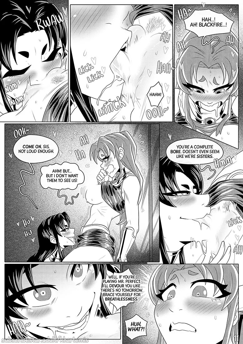 Starfire & Blackfire: Fires Of Tamaran Porn Comics english 13