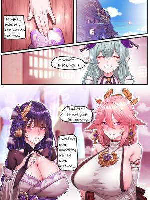 Teyvat Gravure Part 9: Raiden & Miko  Porn Comics english 18