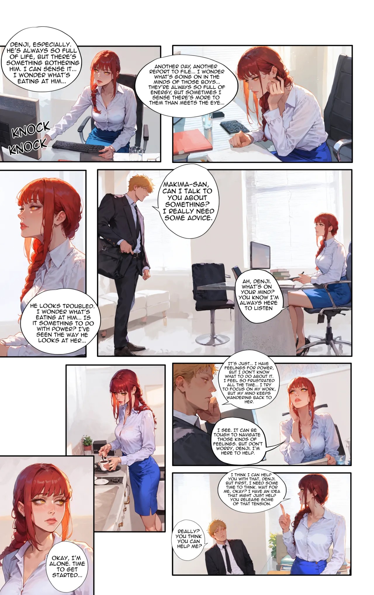 The Devil's In The Details: Makima's Unwaverin Support For Denji Porn Comics english 02