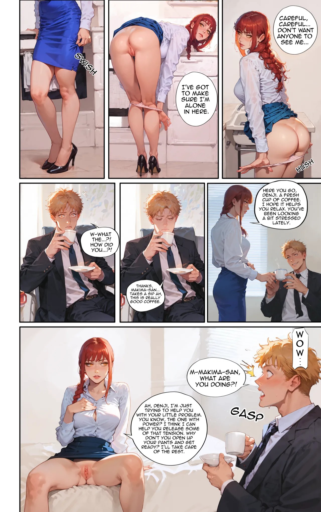 The Devil's In The Details: Makima's Unwaverin Support For Denji Porn Comics english 03