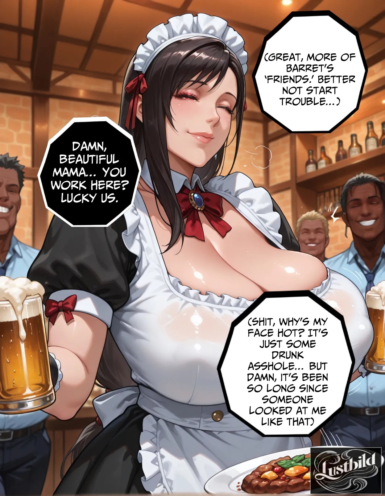 Tifa Lockhart BBC Porn Comics english 05