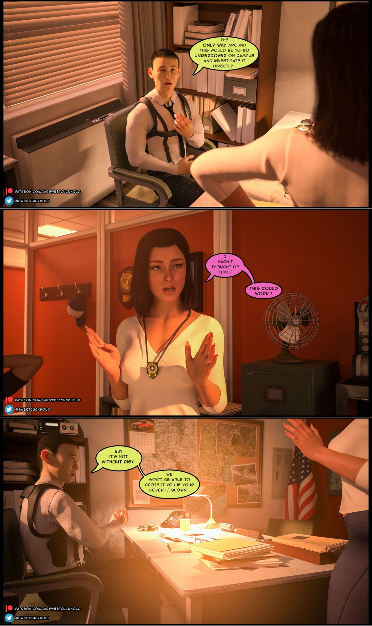 Undercover Betrayal Porn Comics english 06