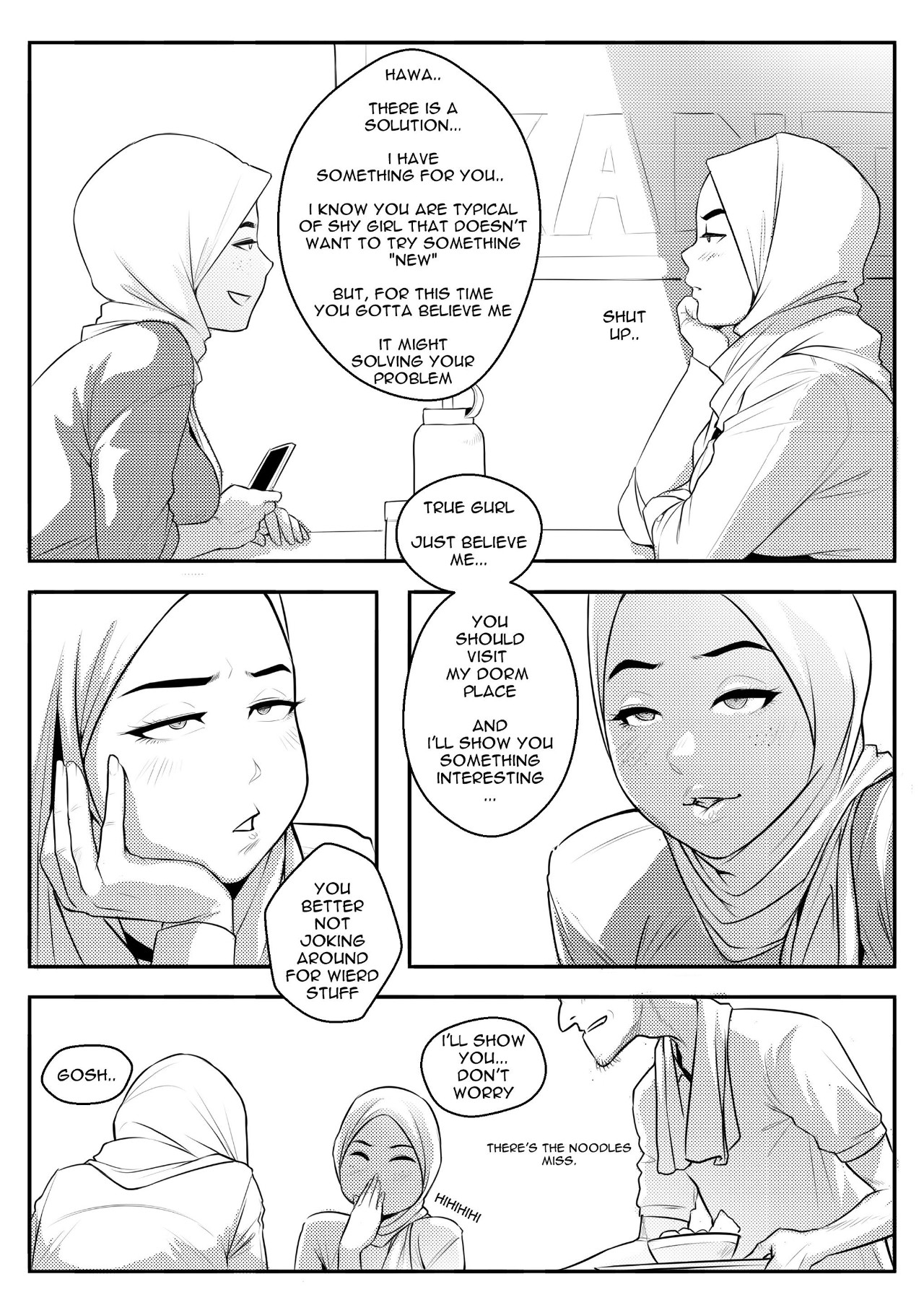 Wet By Hijabolic Porn Comics english 17