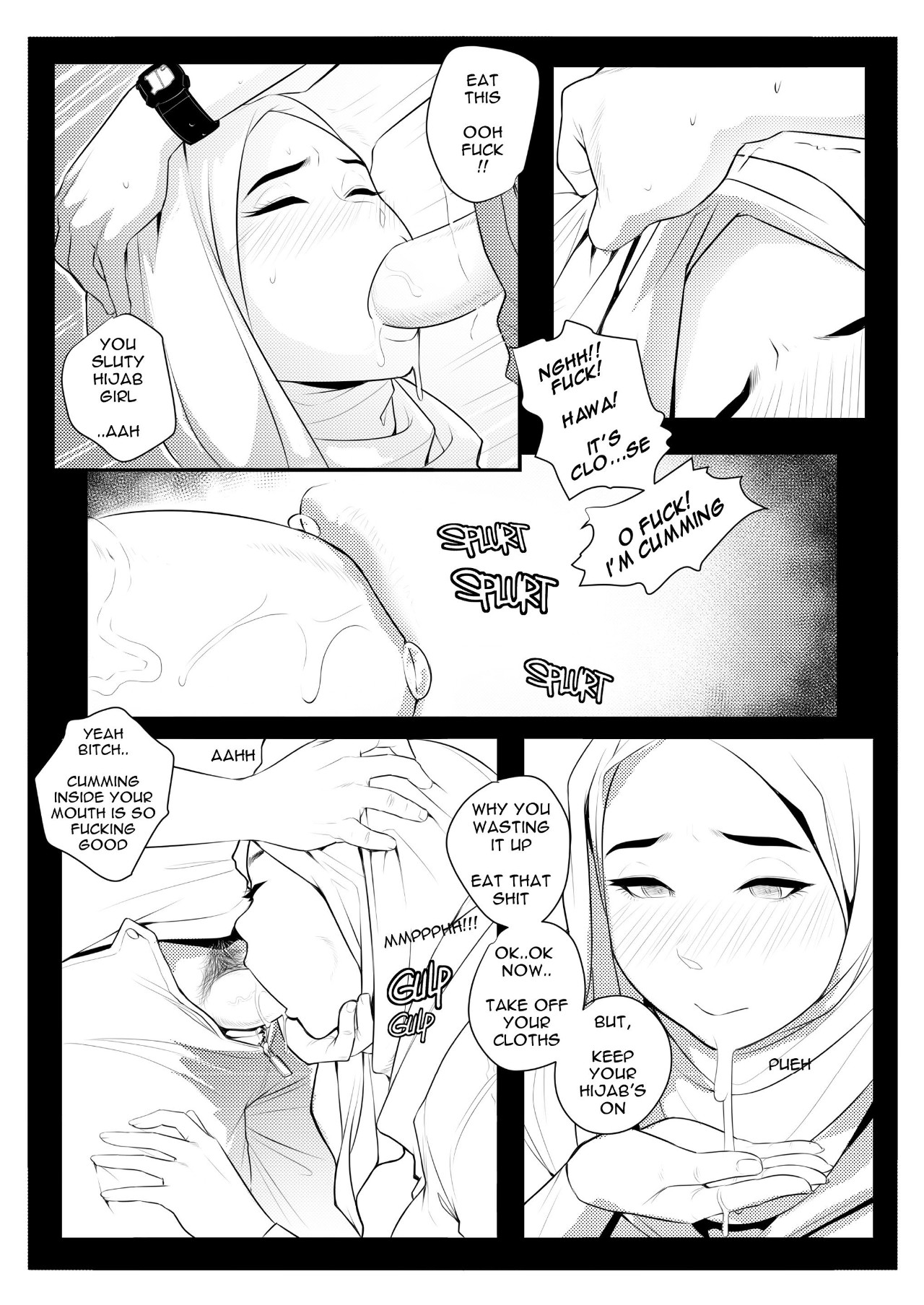 Wet By Hijabolic Porn Comics english 30