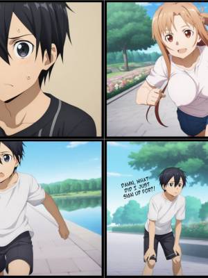 AI Generated: Asuna Porn Comics english 03